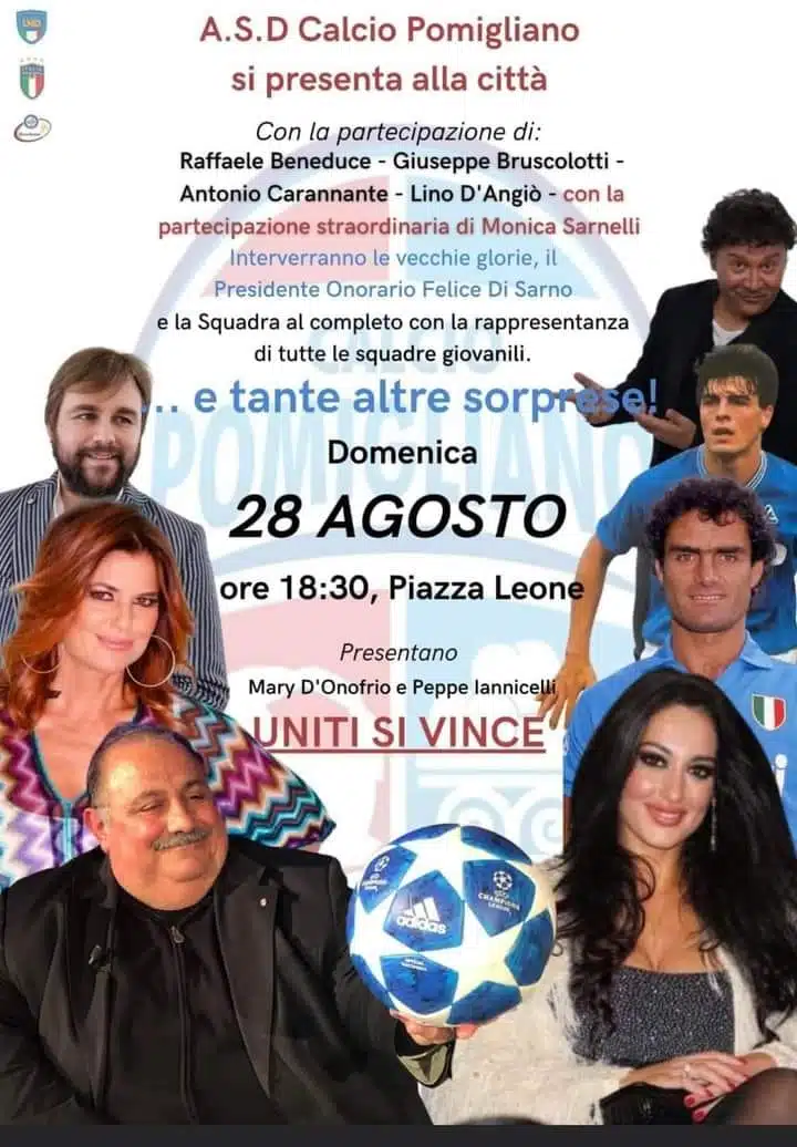 presentazione ufficiale del pomigliano calcio 2022 2023
