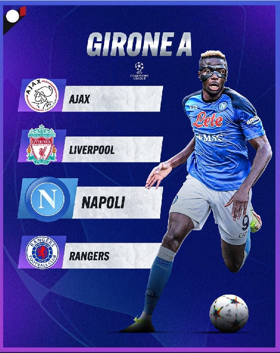 sorteggio champions napoli girone a