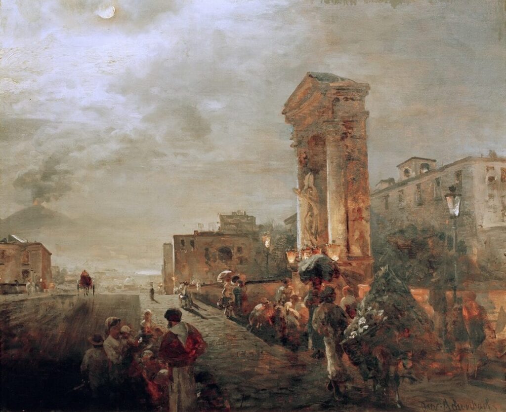 statua san gennaro al ponte della maddalena