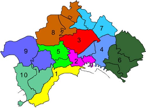 le municipalita di napoli