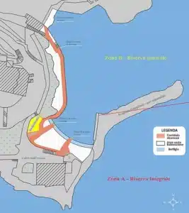 mappa balneazione parco isola gaiola napoli