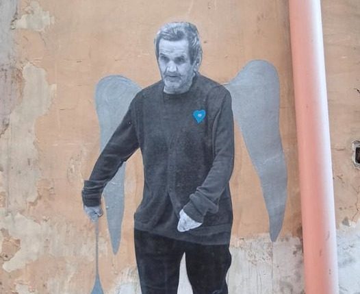 murales in memoria di o ppa umberto consiglio quartieri spagnoli