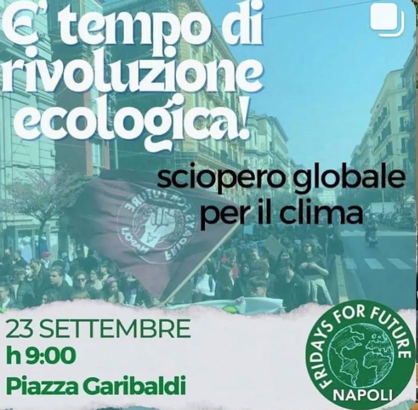 sciopero fridays for future clima napoli