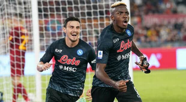 osimhen roma napoli 0-1