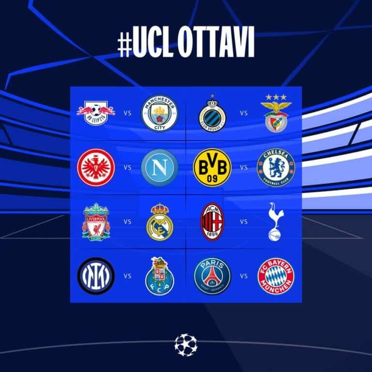 napoli pesca eintracht agli ottavi di champions