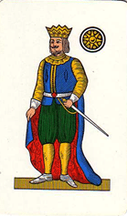 Re di denari delle carte napoletane