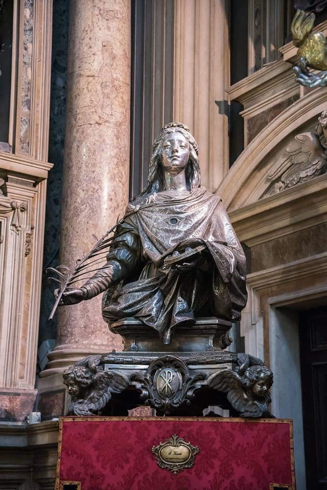 festa di santa lucia la statua d'argento