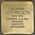 Stolperstein_für_Aldo_Procaccia_(Napoli)