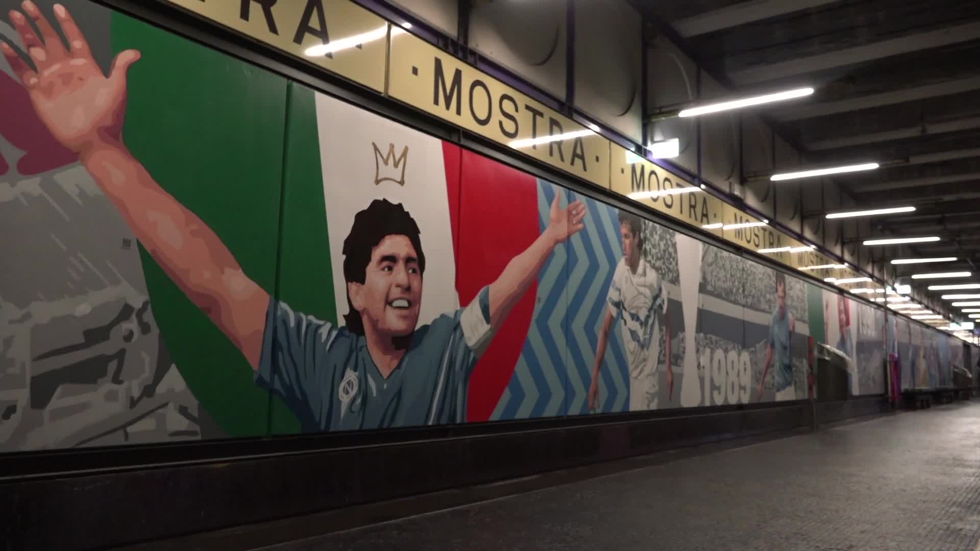 stazione cumana maradona napoli