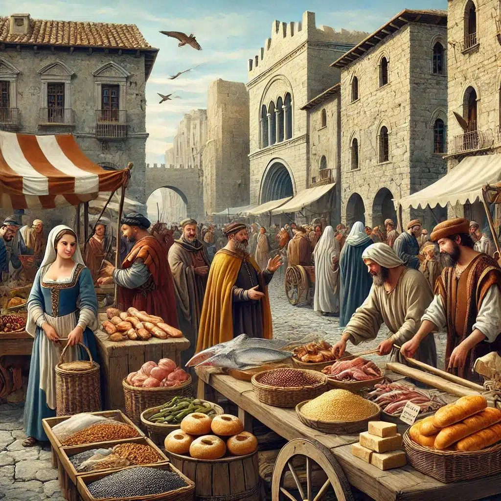 Cosa si mangiava a napoli nel medioevo